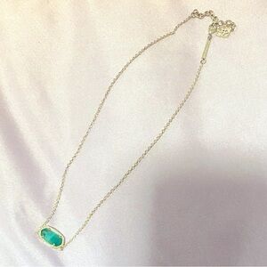 KENDRA SCOTT EMERALD NECKLACE